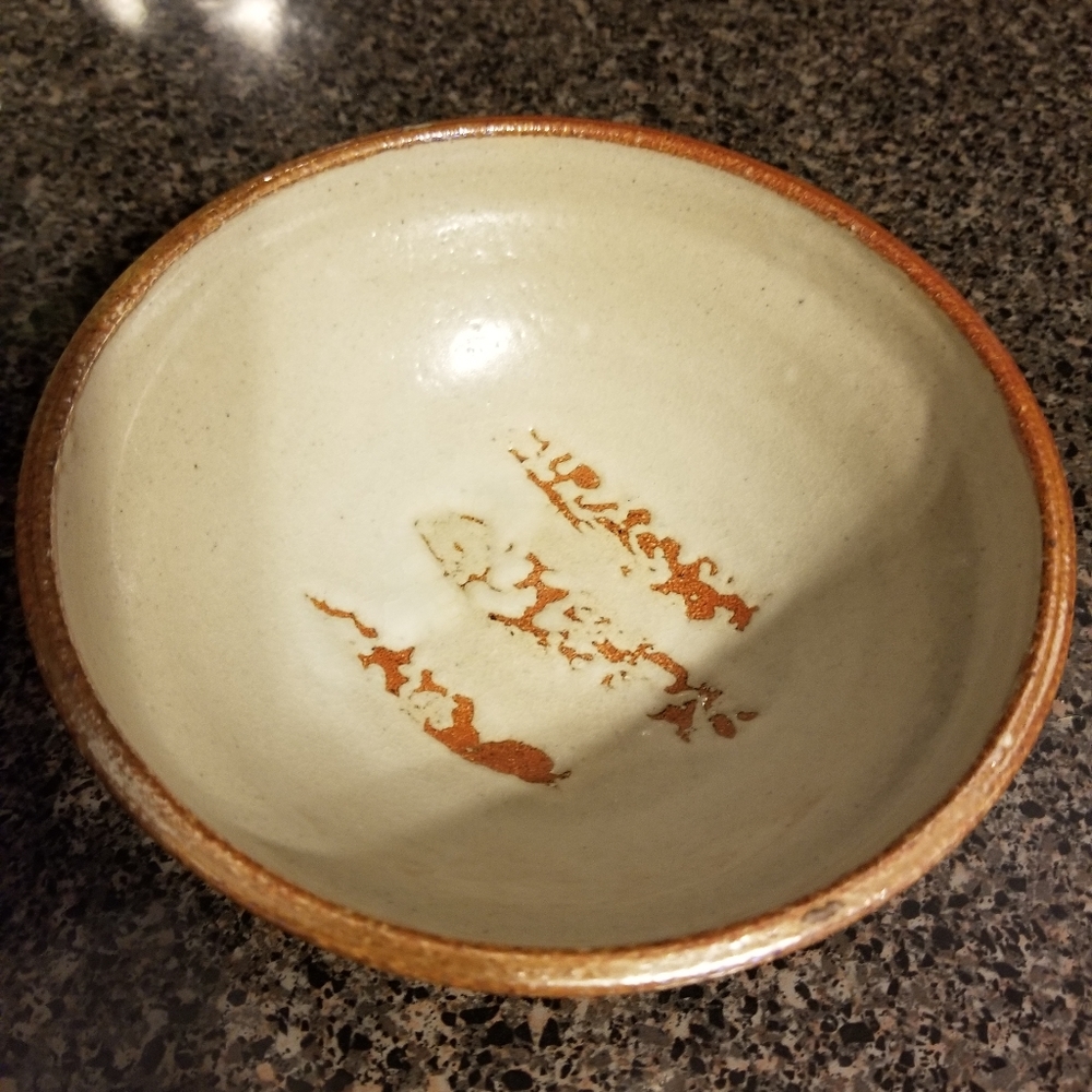 Handcrafted pottery bowl